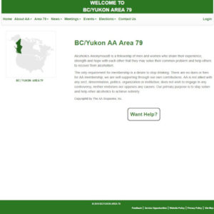 Image of BC/Yukon AA Website