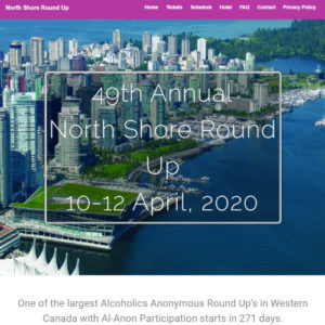 Image of North Shore Round Up Website